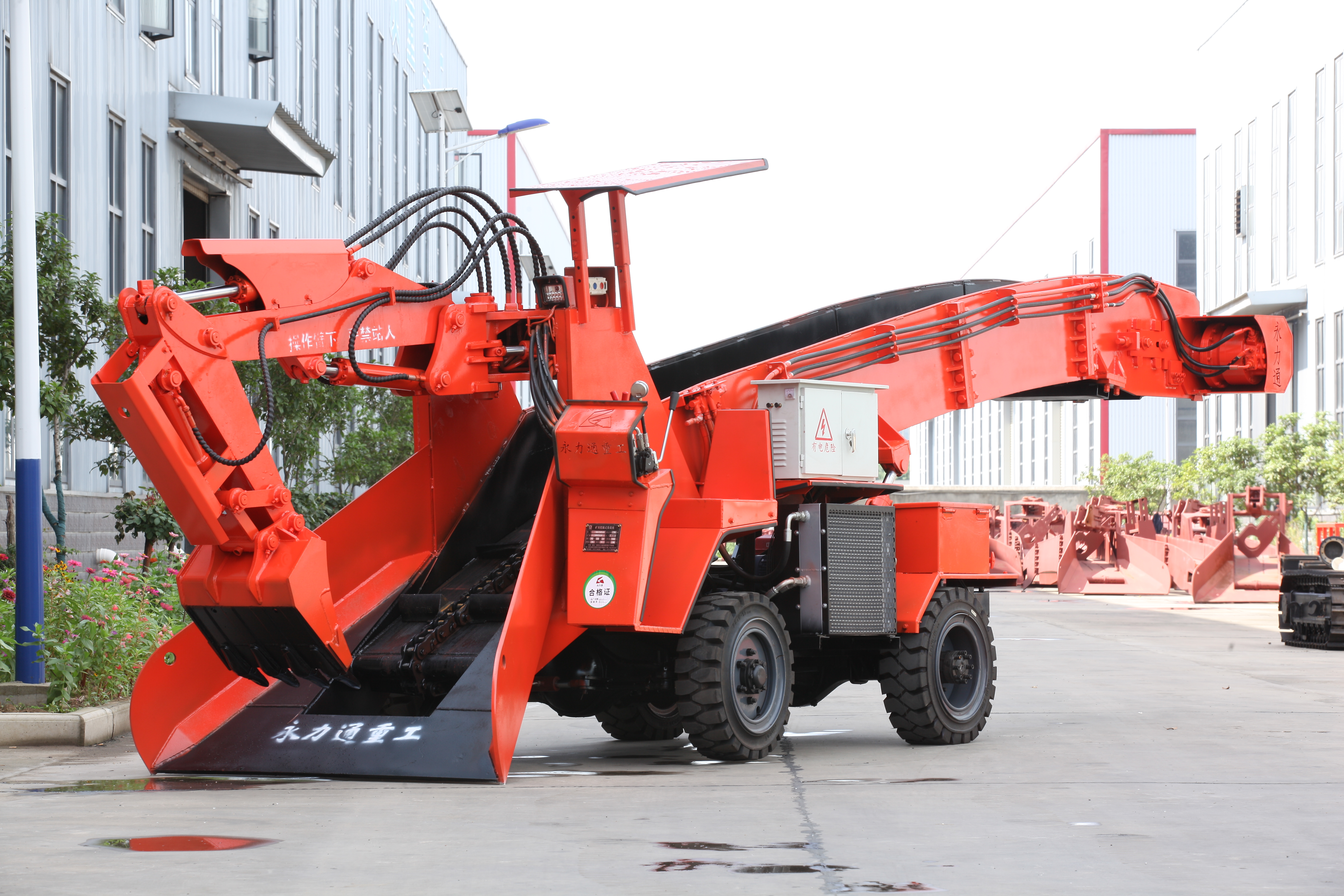 永力通防爆扒渣機(jī)，湖北襄陽造，礦山老板都在用